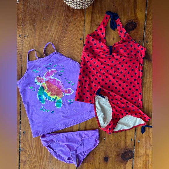 Lands' End Other - Lot of two Land’s End girl’s size 10+ plus two piece tankinis